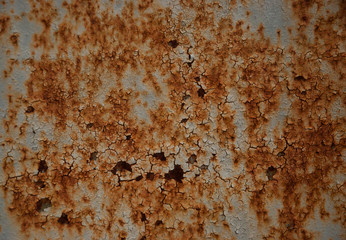 Rusted metal texture