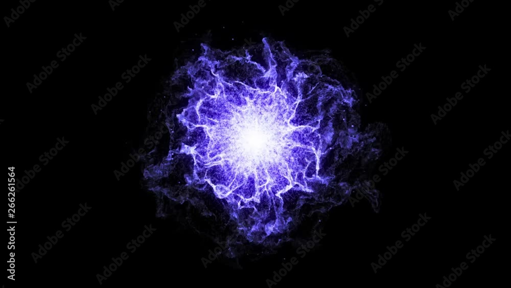Wall mural 3d rendering. abstract energy wave (seamless loop)