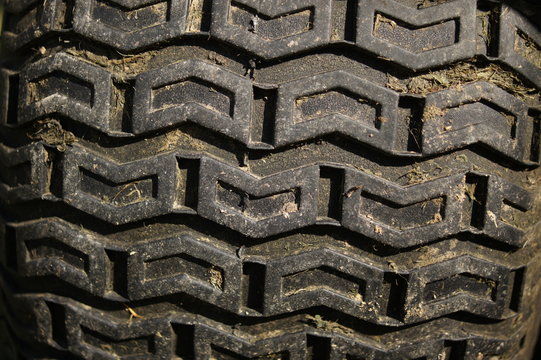 Dirty car tires. Old tires. Background Texture