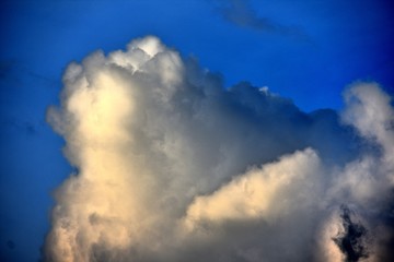 Fototapeta na wymiar Blue Sky White Clouds
