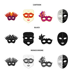 Vector design of luxury and celebration icon. Set of luxury and hide  vector icon for stock.