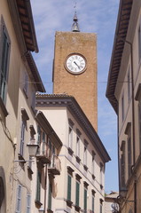 Fototapeta na wymiar Moro Tower, Orvieto, Italy