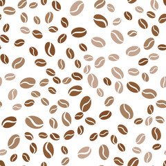 Coffee seamless vector pattern for Cup mug, restaurant or cafe menu design. 
