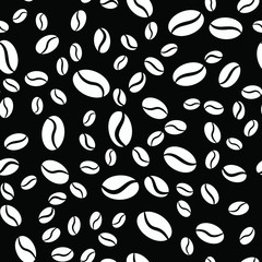 Coffee seamless vector pattern for Cup mug, restaurant or cafe menu design. 