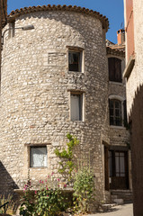 Fototapeta na wymiar Beauty stone house in Sault, Provence, France.