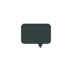 Speech bubble, speech balloon, chat bubble vector icon for apps and websites