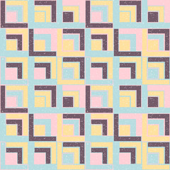 squares and lines pattern