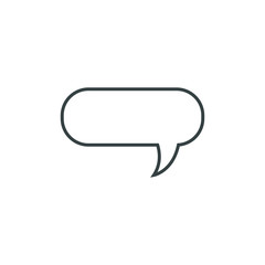 Fototapeta premium Speech bubble, speech balloon, chat bubble vector icon for apps and websites