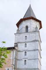 Church of Our Lady of the Assumption located in Ainhoa, France