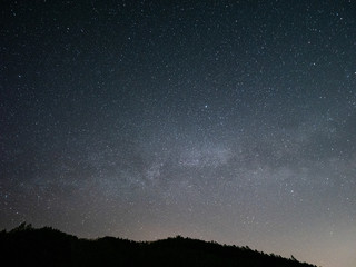 星空 テント 天の川