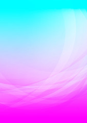 Abstract curved on colorful background