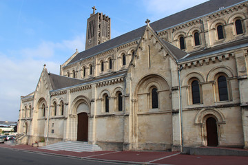 Fototapeta na wymiar Sainte-Croix church - Saint-Lô - France