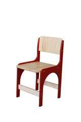 chair small children's wooden red