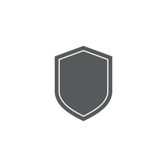 shield or guard vector icon concept, isolated on white background