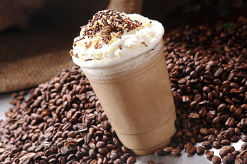 A cappuccino is an espresso based coffee drink that originated in Italy, and is traditionally prepared with steam milk foam.