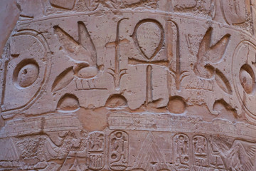 hieroglyph texture from Egypt karnak