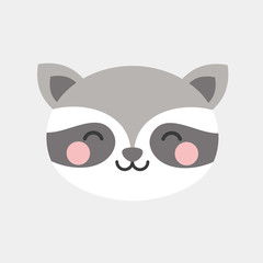 cute raccoon character vector design, greeting card, invitation, greeting card, poster, with cute, cartoon hand drawn watercolor background