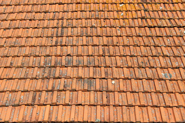 Roofing tile background