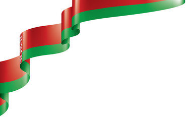 Belarus flag, vector illustration on a white background