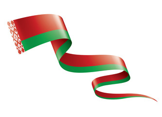 Belarus flag, vector illustration on a white background