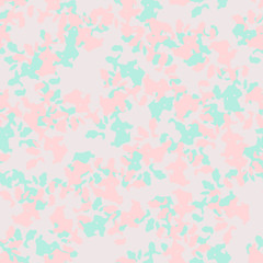 UFO camouflage of various shades of blue and pink colors