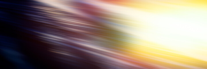 Abstract blurred background diagonal light lines on a dark multi-colored background and a bright...