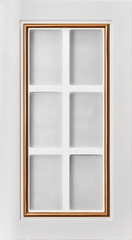 wooden cabinet door isolated. kitchen cupboard cover