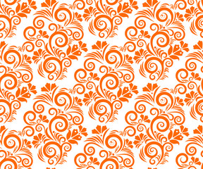 Vector ornamental hand drawing decorative background. Ethnic seamless pattern ornament. Vector pattern.