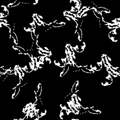 Urban UFO camouflage of various shades of black and white colors