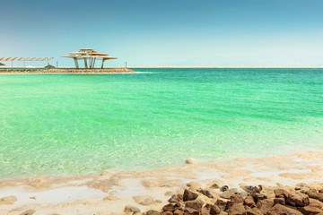 Shore of the dead sea