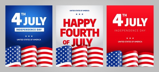 Happy independence day 4 th july, United states of america day. Layout design template for independence day.