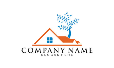 Obraz premium House vector logo