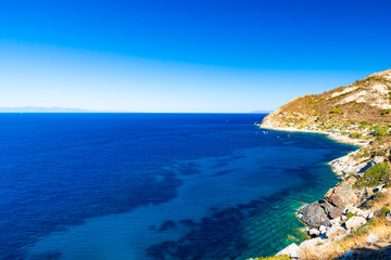 Elba island sea near Chiessi
