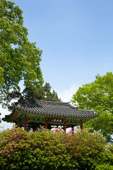 Obraz premium Octagonal Pavilion in korea.