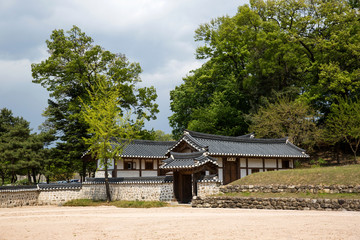 Fototapeta na wymiar Historic Site of Hwang Hui in korea.