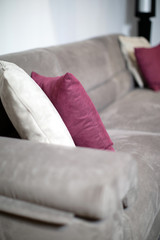 Fototapeta na wymiar divano e cuscini