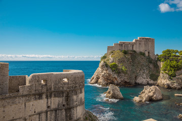 Fototapeta na wymiar Festung Lovrijenac in Dubrovnik
