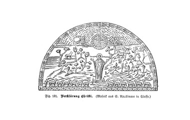 Christian illustration. Old image