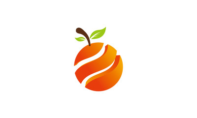 orange 3d logo