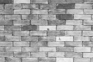 Wall background decorated with gray brick.