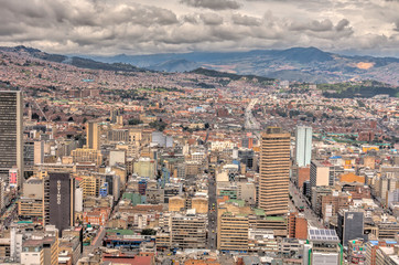 Bogota cityscape, Colombia