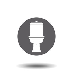 Toilet Icon. Professional, pixel perfect icons optimized for both large and small resolutions.