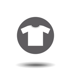 Vector icon T-shirt 10 EPS. Simple flat symbol. Illustration pictogram