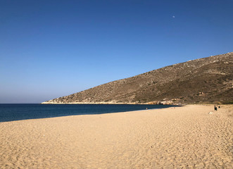 Agia theodoti beach in Ios island, Greece.