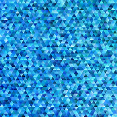Geometric polygonal triangle tile background - vector illustration