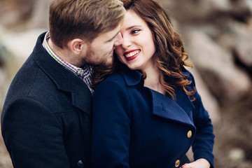 Portrait of an amazing young couple.