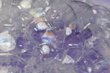 foam soap bubble abstract background