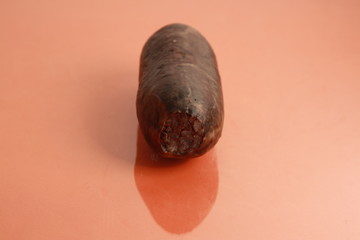 the morcilla is a sausage based on coagulated and cooked blood