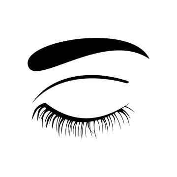 Eye on white background. The eye logo. Eyes art. Human eye, eye close up - vector