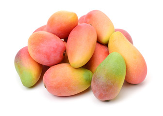 Mango on white background